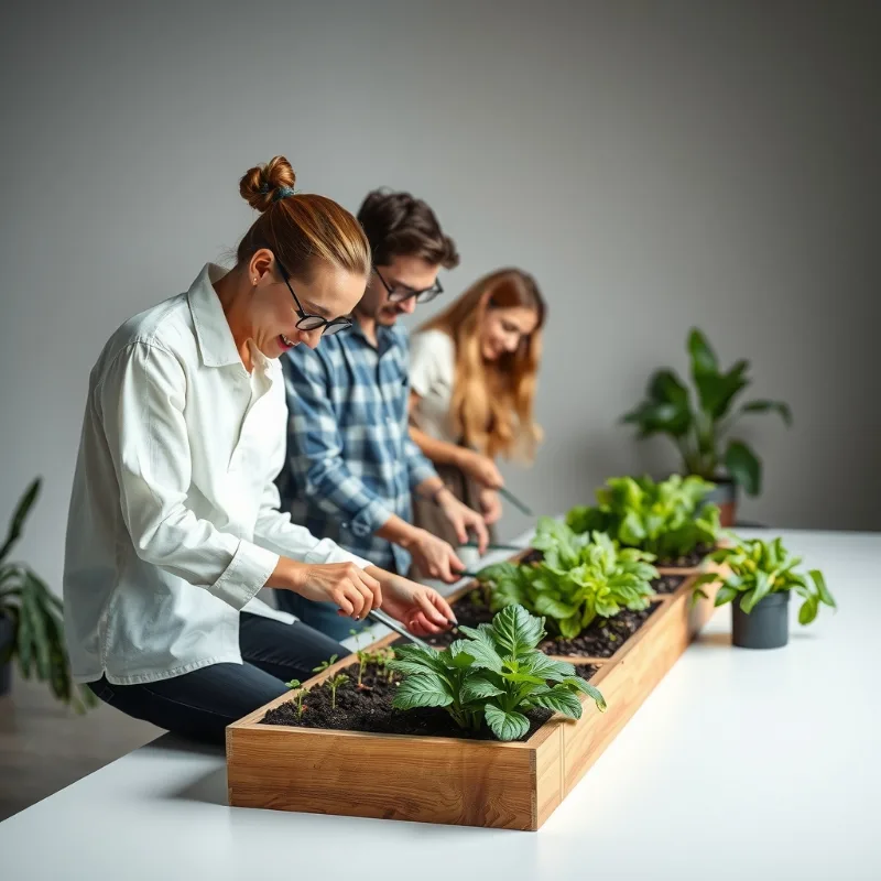เวิร์กช็อปฟาร์มบนดาดฟ้า